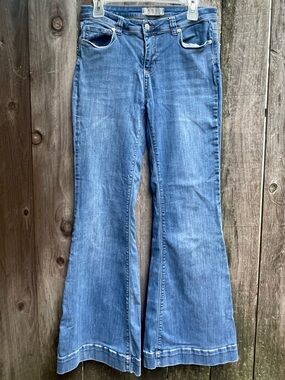 We The Free Blue Flare Jeans